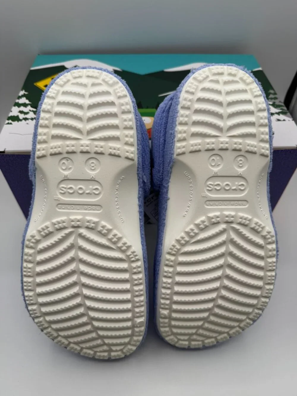 Crocs x South Park Towelie Classic Clogs Blue Men Size 8 Women 10